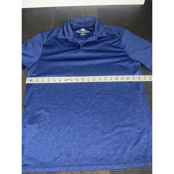 Tommy Bahama Polo Shirt Adult Small Short Sleeve Polyester Spandex Blue Mens - Picture 4 of 5
